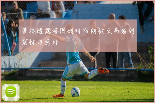 蒂格透露塔图姆对布朗被交易感到震惊与意外